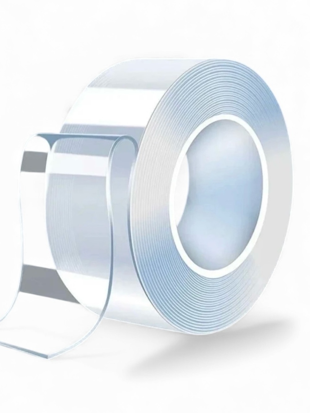 Clear Reusable Double-Sided Gel Adhesive Tape - Transparent